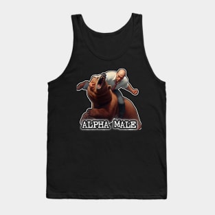 Alpha Male: Bear Fighter Tank Top